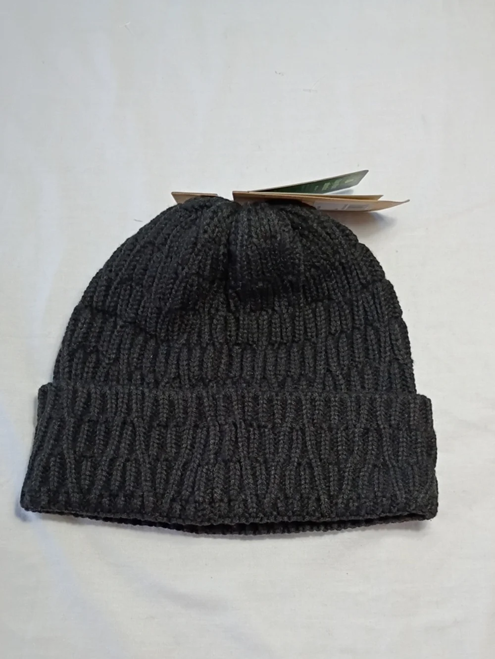 NWT Turtle Fur Polyana Alfie Black Knit Cuffed Beanie Adult One Size Winter